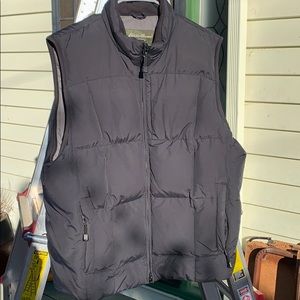 Eddie Bauer Goose Down Vest - Black/Large